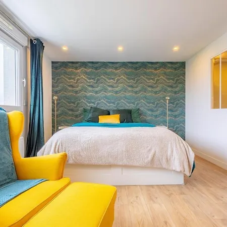 아파트 Spacieux Rooftop 135m2 Avec Terrasse Et Parking 보르도